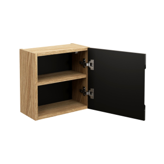 Comad LUXOR BLACK horná skrinka 35x35cm