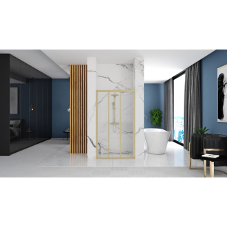 Sprchové dvere Rea Alex 90 Gold Brush
