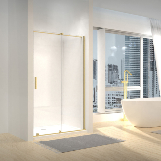 Sprchové Dvere Rea Montana 130 Gold brush