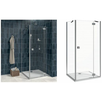 JIKA Pure H2544240026681 Sprchové dvere 100cm, ľavé