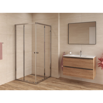 Sprchovací kút štvorec 80x80x185 cm Multi Basic chróm lesklý SIKOMUQ80CRT
