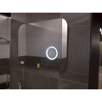 Zrkadlo 60x80 s kozm.zrkadielkom - LED ZIL6080KZLED