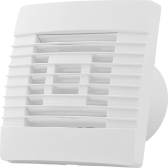 Haco Ventilátor stenový biely s žalúziou AVPRO100S