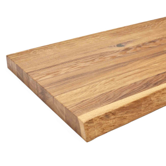 Doska pod umývadlo 120x49-55cm, Dub Masív DMDUB120XX