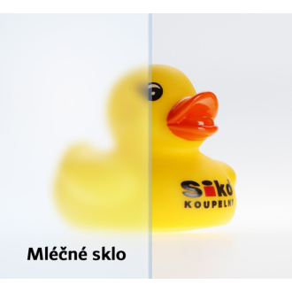 Walk-in 95,9x200 (iba sklo), mliečne sklo SIKOWI100MS
