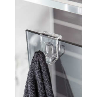 Závesný háčik na sprchovú zástenu Swiss Aqua Technologies Walk-in, plast SATWIHACEKPLAST