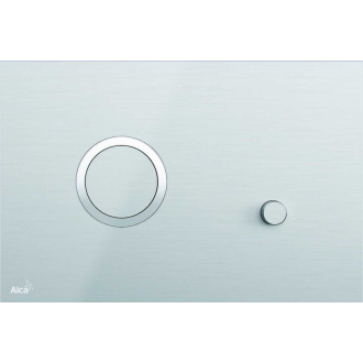 ALCA STING-INOX Ovládacie tlačidlo pre predstenové inštalačné systémy, nerez-polomat/lesk