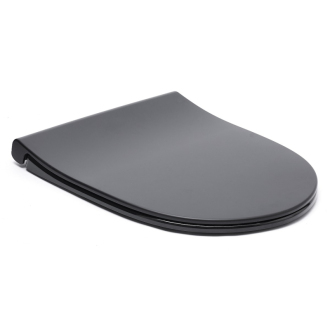 SENTO SLIM SEAT, soft closing, QR M.black 120-083R009