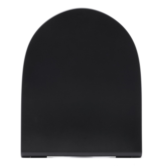 SENTO SLIM SEAT, soft closing, QR M.black 120-083R009