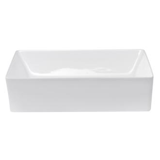 SLIM tenké umývadlo 550x390x135mm hranať SLM5539