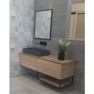 Zrkadlo v čiernom ráme 60x80 ALUZ6080C