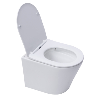 INFINITIO závesný klozet Rim-ex vr. sedátka 48 cm biela SATINF010RREXP