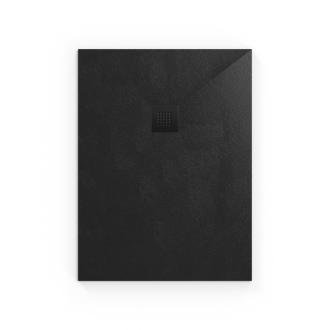 SAT vanička litýmramor, 100x90, čierna SATALEK10090