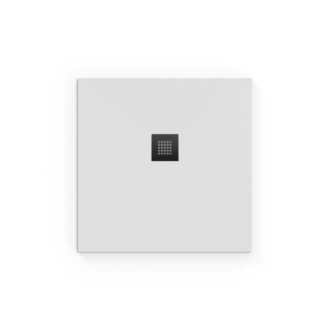 SAT vanička litýmramor, 90x90, biela SATALEK90QB