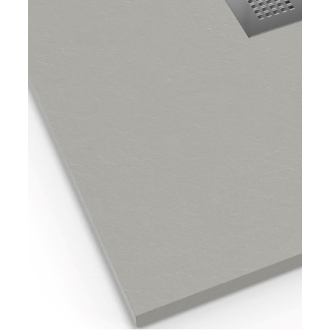 SAT vanička litýmramor, 90x90, šedá SATALEK90QS