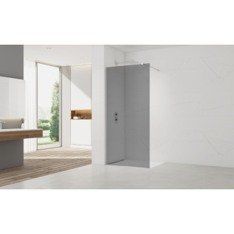SAT Walk-in sprchová zástena 77x200 profil, dym.sklo SATBWI80KSPR