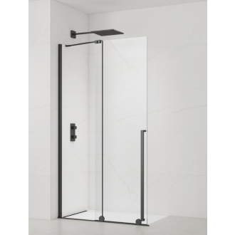 SAT Walk-in XM 1375x2000, čierna SATBWIXM140C