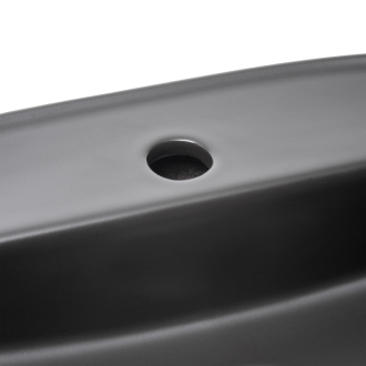 Infinitio umýv čierna 600x400x125 mm mat SATINF6040BKM