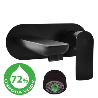 RAV SLEZÁK VLTAVA ECO Batéria umývadlová vstavaná - čierna matná VTE435CMAT