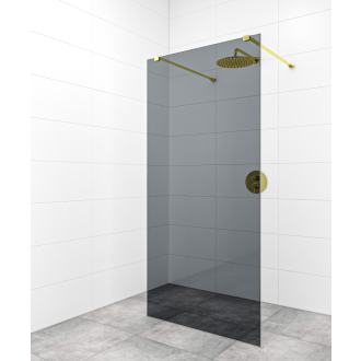 Walk-in 117x200, profil, zavetrovanie SATBWI120KSZAVZ