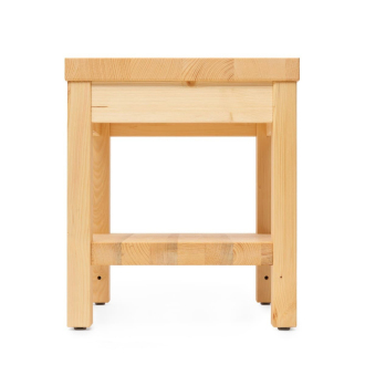 COUNTRY stolička s pol. 40cm, prírodná COUNTRYST40NA