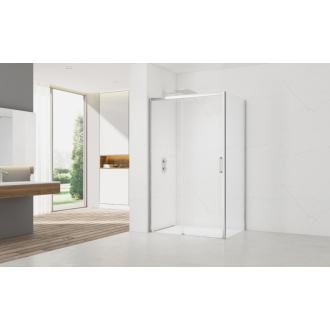 Sprch. dvere SIKOTEX + pevná stena 100 SIKOTEXDBB110S100