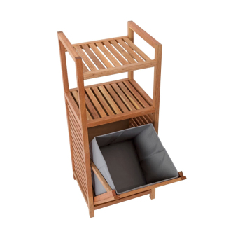 Naturel Home kôš na bielizeň 39,5x35,5x95 HOMEKOS2