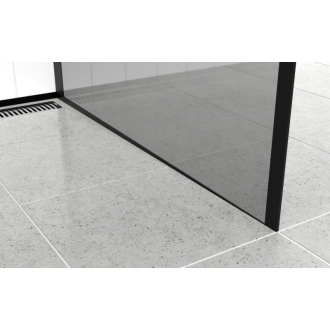 Spádový profil NRZ pravá 10/100cm čierny SPNRZK10100PC