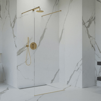 Walk-in 97x200, profil, zavetrovanie SATBWI100ZAVZ