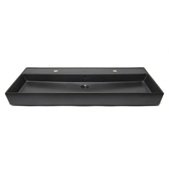 Inf umýv čierna 2 bat 1204x465x130 mm mat SATINF12046BKM