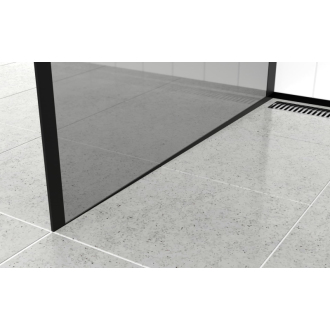 Spádový profil NRZ ľavá 12/120cm čierny SPNRZK12120LC