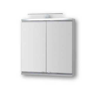 ARLES 60 - horná zrkadlová skrinka s LED osvetlením, 60 x 64 x 15 cm OLNARL60