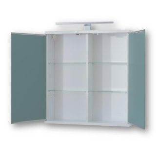 ARLES 50 - horná zrkadlová skrinka s LED osvetlením, 50 x 64 x 15 cm OLNARL50