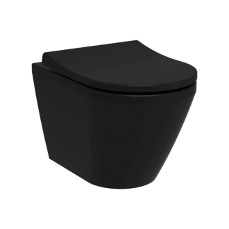 Integra,záv.WC,54cm,sed,skryt.uch,čierny 7041-083-6285