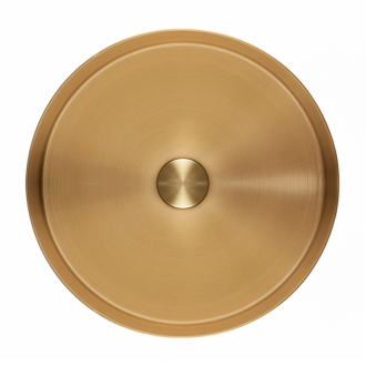 Umývadlo Aurum Brushed Gold 38x38x11cm SATAUR3838BG