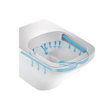 ORLO závesné wc rimless + SLIM sedátko soft-close, hranaté OLKLT052E