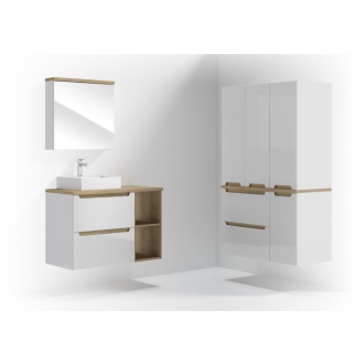 STILLA doplnková skr. 30x90x45 biela LESK STILLAC03001