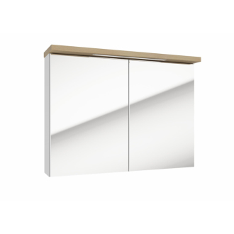 STILLA zrkadlová skr. 80x60x20 biela LESK STILLAE08002