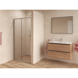 Pos. dvere 110x185, číre sklo 4mm, chróm SATPROMUD110CRT