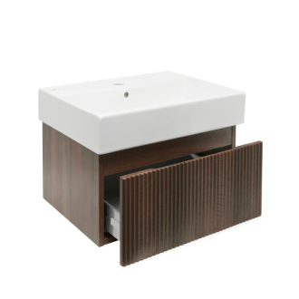 SAT Evolution skr. s umývadlom 60cm orech SATEVO60NAU2