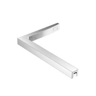 Walk-in 87x200, profil, zaveter ľavé CR SATBWI90ZAVL