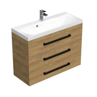 CUBE WC skr.s um. 100x40x76,5 dub h CUBE2C1003DH