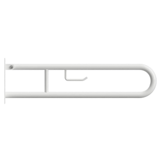 BEMETA HELP: Sklopný úchyt v tvare U s držiakom na TP 813mm, biele 301102284