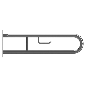 BEMETA HELP: Sklopný úchyt v tvare U 750 mm, nerez, s držiakom TP 301406301