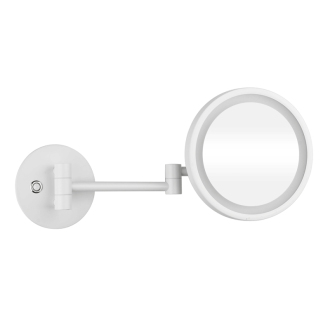 BEMETA WHITE: Kozmetické zrkadlo O160 mm s LED osvetlením, 5x 112101144
