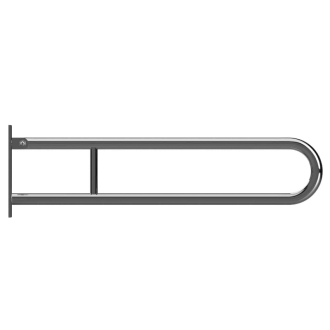 BEMETA HELP: Sklopný úchyt v tvare U 850 mm, nerez, s krytkou 301607321