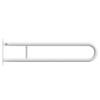 BEMETA HELP: Sklopný úchyt v tvare U 900 mm, biele, s krytkou 301607333