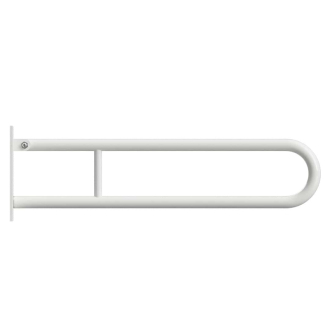 BEMETA HELP: Sklopný úchyt v tvare U 813mm, biele, s krytkou 301607473
