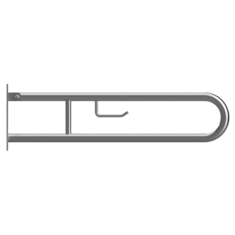 BEMETA HELP: Sklopný úchyt v tvare U s držiakom na TP 813mm, brus 301102282