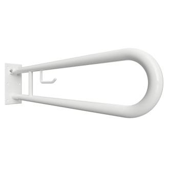 BEMETA HELP: Sklopný úchyt v tvare U s držiakom na TP 900 mm, biele 301102294